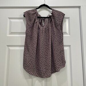 Women's Lauren Conrad Pleated Scoop-neck Blouse XL